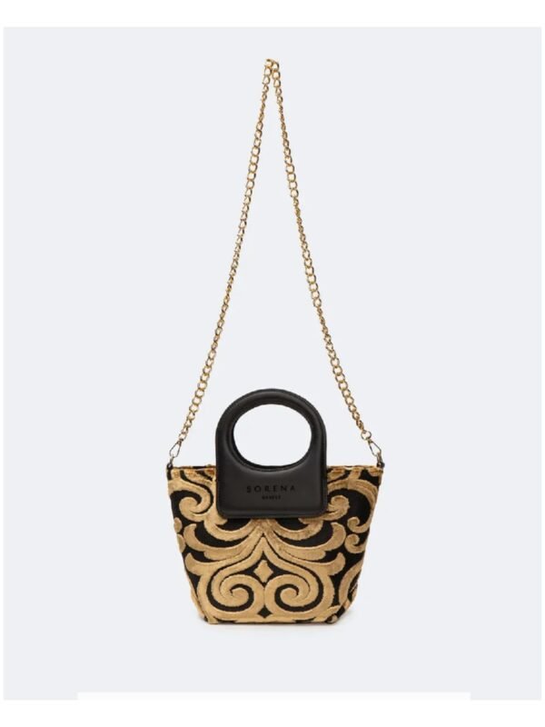 CASSANDRA MINI STATEMENT TOP HANDLE BAG 2
