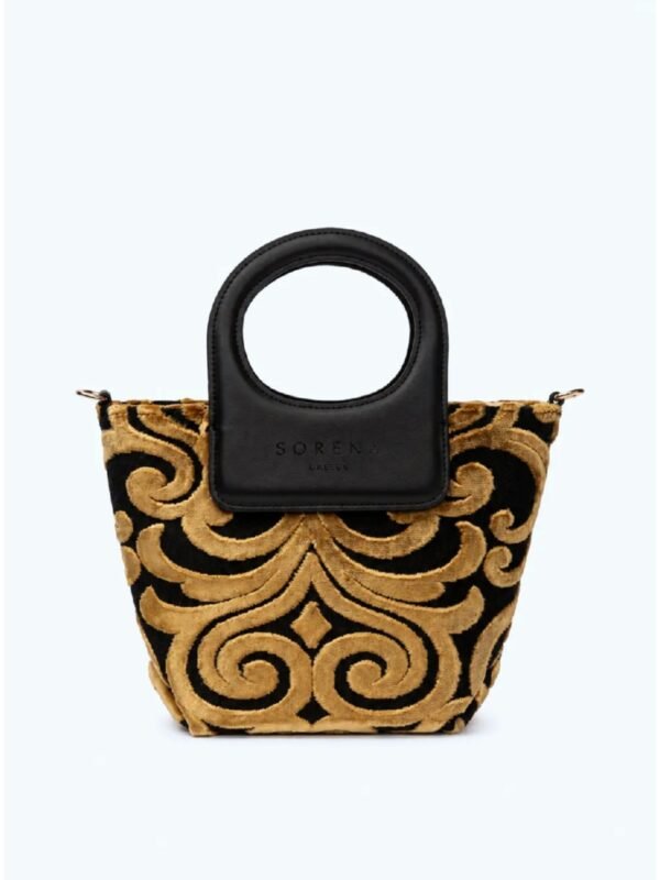 CASSANDRA MINI STATEMENT TOP HANDLE BAG