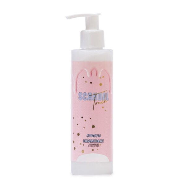 SHIMMER BODY LOTION SCANDAL TOUCH ‘’STRONG HEA RTBEAT” ΜΕ ΛΑΜΨΗ ΚΑΙ ΑΡΩΜΑ ΒΑΝΙΛΙΑ & ΚΑΝΕΛΑ, 200ML