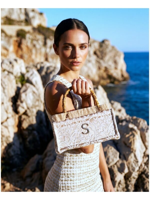 theros mini bamboo tote bag